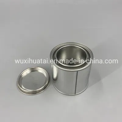 Small Paint Cans Quart Tins Pint Metal Cans 250ml Round Empty Tin Cans with Lid