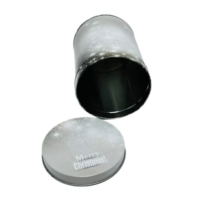 OEM ODM Manufacture Tinplate Containers Round Metal Packaging Tea Coffee Bean Tin Can