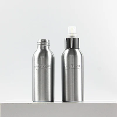 Hot Selling Custom Cosmetic Shampoo Body Wash Packaging with Pump No Plastic Recycling Eco Friendly Aluminum Bottle