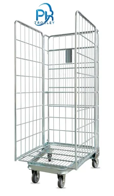 Roll Mesh Small Steel Cage Wire Cage Industrial Metal Cage Storage Container