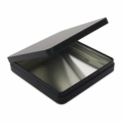 Child Resistant Tin Container with Lid Screw Top Tin Can Mini Tin Box Packaging