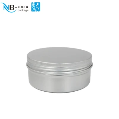 Portable Aluminum Jar Container Storage Box Small Cylinder Sealed Cans Coffee Tea Tin Customized Colors