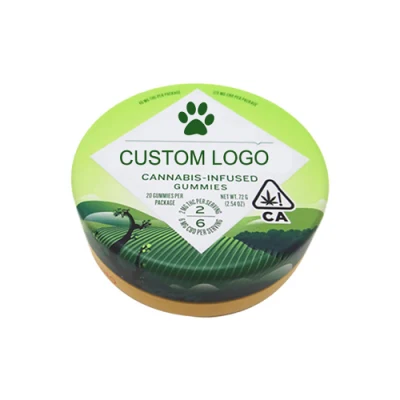 Metal Packaging Child Proof Tin Box Certified Child Proof Small Candy Tin Child Resistant Tin 30 Ml