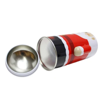 Factory Wholesale Food Grade Tinplate Storage Container Irregular Shape Metal Box Candy Chocolate Tin Can for Christmas