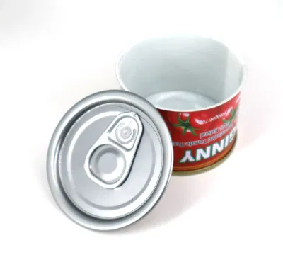 70g in Stock Food Grade Tomato Tin Can Metal Tuna Cans Empty Packaging