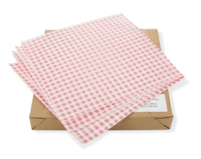 Fast Food Recycling Paper Packaging of Wax Greaseproof Paper