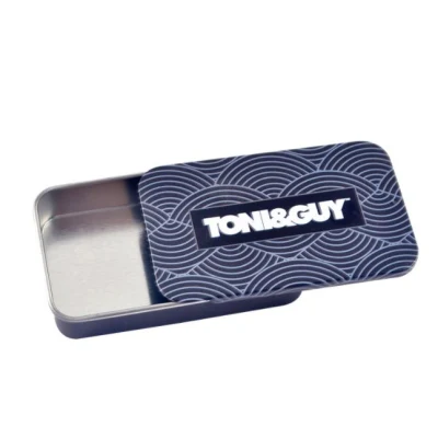 Tin Small Metal Tin Slide Cover Flip Storage Box Case