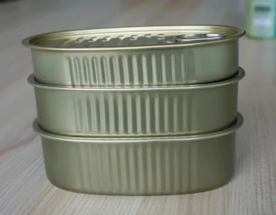 340g Empty Rectangular Tin Can Trapezoidal Can for Luncheon Meat/Corn/Beef Food Packing