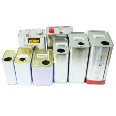4L Rectangular Round Tin Can. Suitable for Lubricating Oil and Paint. Liquid Packaging