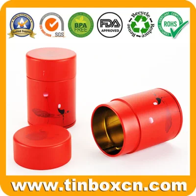 Mini Small Metal Tea Tin Box Tea Caddy Canister Tins