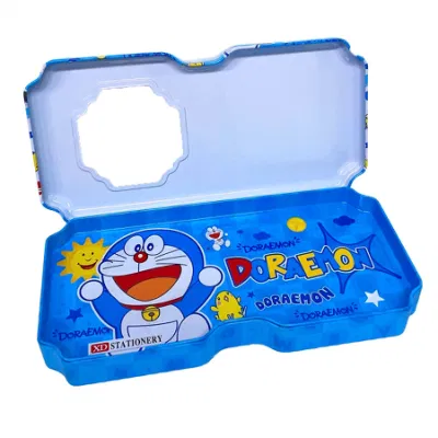 Creative Cartoon Double-Layer Pencil Case Multi-Functional Pencil Tin Case