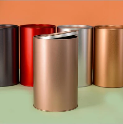 Wholesale OEM ODM Free Sample Food Grade Round Storage Tea Tin Box