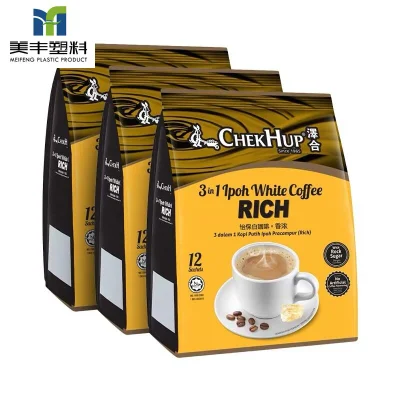 Custom Printing Coffee Tin Sachet Box Pouch Green Tea High Barrier Tea Packaging
