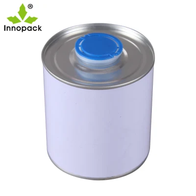 0.1 Liter Metal Round Tin Paint Can for Water-Based Paint, Tin Can Manufacturer Wholesale
