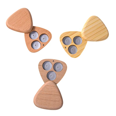 Magnetic Eyeshadow Palettes Empty Eyeshadow Pigment Palette Refillable Pans 3 Holes Magnetic Compact Case Round 26.5mm Tins