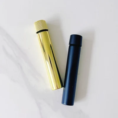 Custom Size Child Proof Lid Glass Flower Packaging Tube Child Resistant Glass Tube