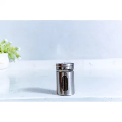 Glass Spice Jars 4oz Empty Square Spice Bottles Shaker Lids and Airtight Metal Lids