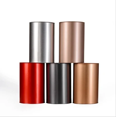 Tinplate Box Matt Silver Color Small Tin Box Tea Tin Box Packaging Tinplate Wedding Candy Tin Candle Tin Box