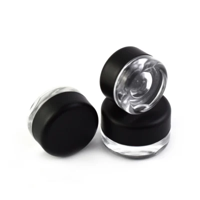 5ml Clear Concentrate Jar Glass Containers with Child Resistant Cap