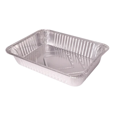 Round Soup Bowl 600ml Casserole Pasta Tin Foil Takeaway Box Gold High End Sealable Aluminum Foil Meal Box with Lid