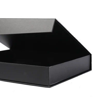 Black Luxury Custom Logo Printing Packaging Gift Jewelry Box