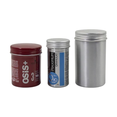 Aluminum Jar Wax Pomade Jar Aluminum Cosmetic Jar Metal Tin Aluminum Jar