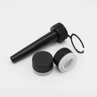 Guangzhou Fanxun Factory Plastic Aerosol Caps and Nozzles for 90ml Round Oil Tin Can