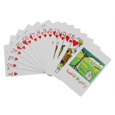 Factory Price Glossy Varnish Finishing Custom 300GSM 54 Playing Cards Plastic Playing Card Case