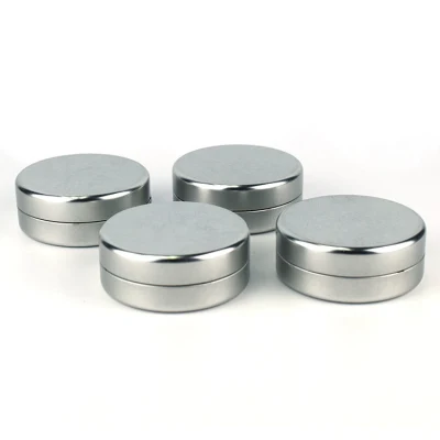 Child Resistant Child Proof Cr Wholesale Metal Candle Tins Black 6oz Tin Metal Candle Tin with Wood Lids Luxury Candle Jars
