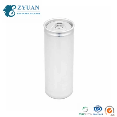 Supplier 2piece Aluminum Food Grade Can Blank or Printed Sleek 200ml 330ml 355ml Aluminum Can