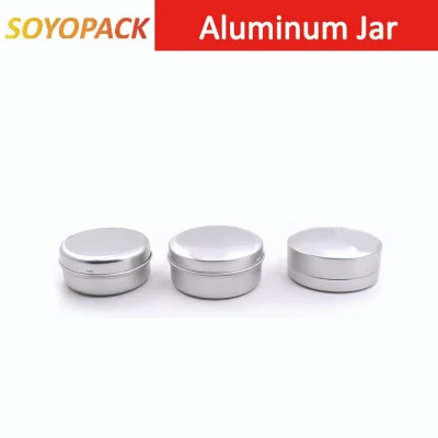 Wholesale Round Decorative Gift Empty Tin Can Jars Aluminum Metal Candle Tins