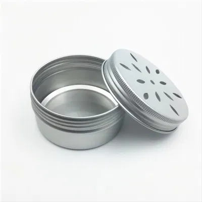 Aluminum Round Tin Can Aluminum Metal Jar Tobacco Container Tin