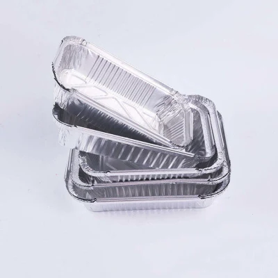 Carbon Baked Packaging Barbecue Tray Tin Aluminum Foil Lunch Box