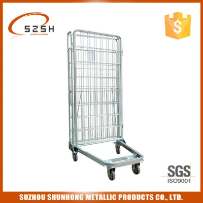 Roll Mesh Small Steel Cage Wire Cage Industrial Metal Cage Storage Container