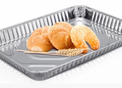 Golden Seal Tin Foil Lunch Box High-End Takeaway Roast Fish Roast Duck Package Tin Foil Box