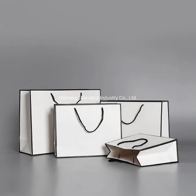 New Design Gift Paper Shopping Bag Craft Brown Custom Logo Printing Design Bolsas De Papel