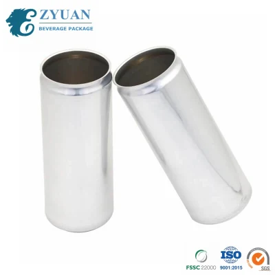 Supplier 2piece Aluminum Food Grade Can Blank or Printed Sleek 200ml 330ml 355ml Aluminum Can