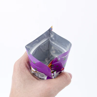 1g 3.5g 7g Packaging Gummies Zipper Stand up Mylar Bag