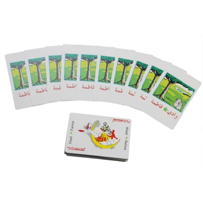Factory Price Glossy Varnish Finishing Custom 300GSM 54 Playing Cards Plastic Playing Card Case