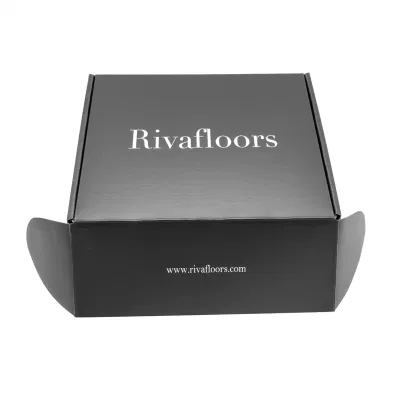 Custom High Quality Black Matte Laminated Hard Corrugated Packaging Box Mailer Shipping Box