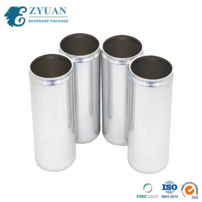 Supplier 2piece Aluminum Food Grade Can Blank or Printed Sleek 200ml 330ml 355ml Aluminum Can