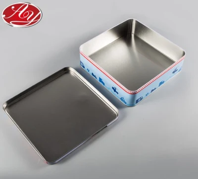 Customized Printing Square Game Metal Tin Box Packaging