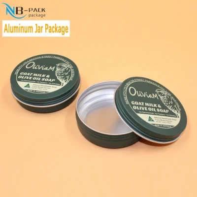 Nb-Pack Nb-Pack Child Resistant Candy Aluminum Jar Metal Aluminum Metal Aluminum Cookie Jar