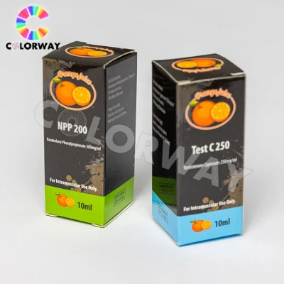Custom UV Offset Printed Hologram Gold Silver Hot Foil Stamping Corrugated Cardboard Perfumes Cosmetics Packaging Paper Boxes with Paper Insert and PVC Window