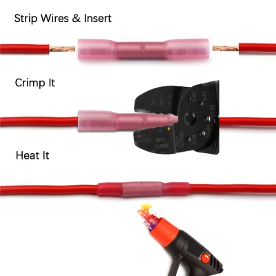Chinese Direct Factory Waterproof Heat Shrink Butt Connectors with CE RoHS