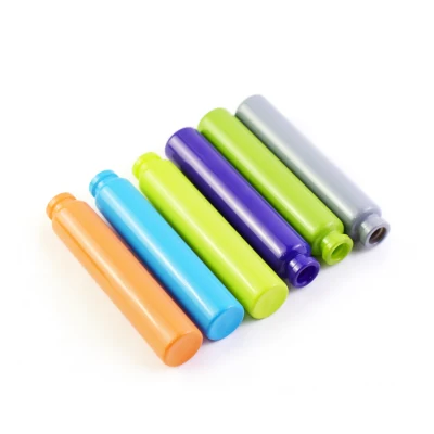 Black Clear Colored Labels Child Resistant Screw Personalize Custom 115mm Glass Pre Rolling Packaging Test Tubes with Lid