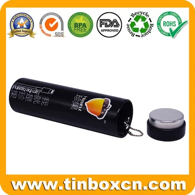 Metal Mini Small Candy Sweets Confectionary Tin Box with Chain