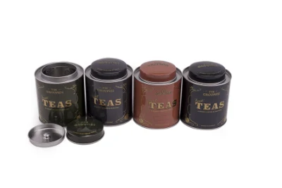 Factory Custom Printed Decorative Air Tight Hexagonal Coffee Tin Container Box with Pillow Lid