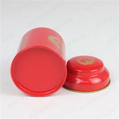 Tin Box Manufacturer Red Tin Box Empty Tea Container