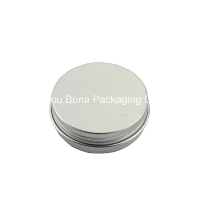 in Stock Empty Aluminum Jar Metal Tin Can Round Candy Tins Cosmetic Candle Packaging Box Square Aluminum Containers Snap Lid Tin